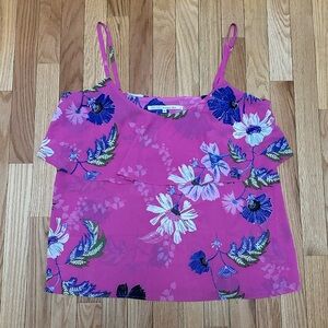 RACHEL Rachel Roy Vibrant Pink Floral Camisole